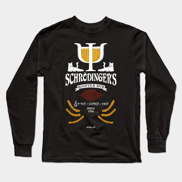 Quantum Beer Long Sleeve T-Shirt by Andropov